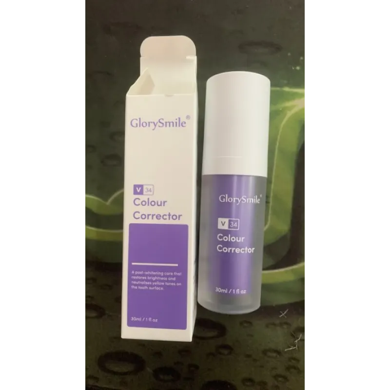 V34 Teeth Whitening Purple Mousse Toothpaste
