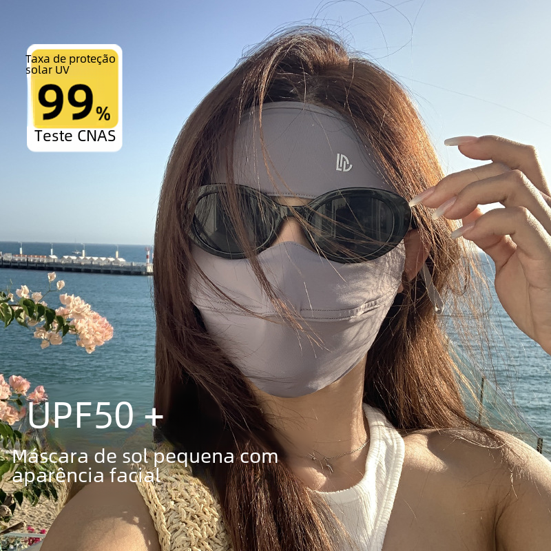 Summer UV Protection Full Face Sunscreen Mask
